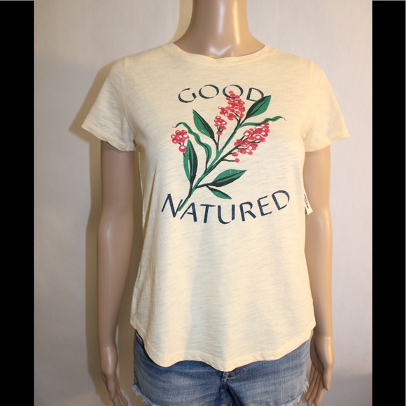 💚3/20$5/25💚OLD NAVY GOOD NATURED YELLOW TEE NWT - Picture 8 of 16